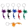 Palm Tree-Shaped Bottle Opener With Keyring | https://www.bestnamebadges.com