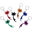 Palm Tree-Shaped Bottle Opener With Keyring | https://www.bestnamebadges.com