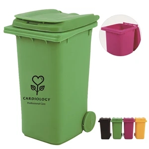 Mini Wheelie Bin Desktop Pen Holder