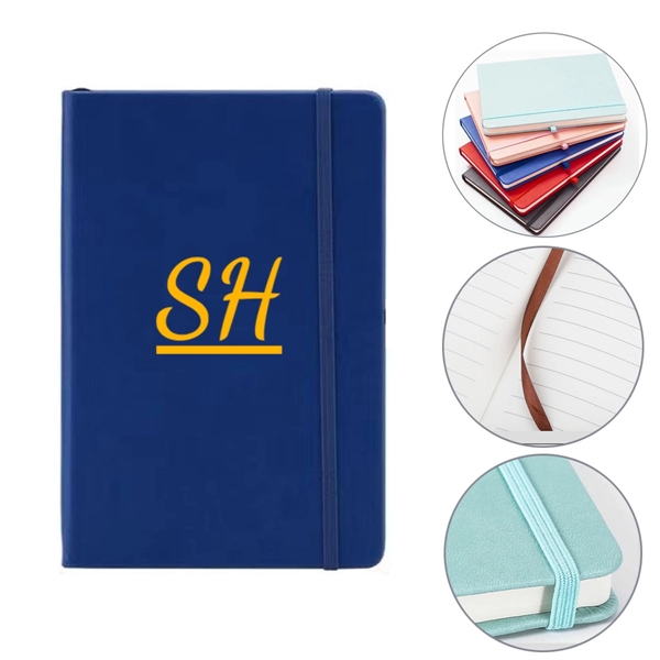 Pu Hardcover Notebook With Elastic Closure A5 Size