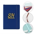 Pu Hardcover Notebook With Elastic Closure A5 Size | https://www.bestnamebadges.com
