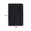 Pu Hardcover Notebook With Elastic Closure A5 Size | https://www.bestnamebadges.com