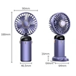 Led Digital Display Handheld Fan | https://www.bestnamebadges.com