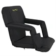 Reclining Portable Stadium Seat Chair | https://www.bestnamebadges.com