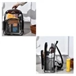 Clear School Backpack | https://www.bestnamebadges.com