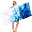 40"x 75" Sublimated Microfiber Sand Proof Beach Towel | https://www.bestnamebadges.com