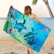 40"x 75" Sublimated Microfiber Terry Beach Towel | https://www.bestnamebadges.com