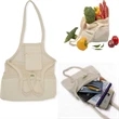 Canvas Mesh Grocery Tote Bag | https://www.bestnamebadges.com