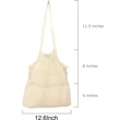 Canvas Mesh Grocery Tote Bag | https://www.bestnamebadges.com