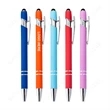 Rubberized Aluminum Stylus Ballpoint Pen | https://www.bestnamebadges.com