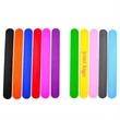 Silicone Slap Bracelets | https://www.bestnamebadges.com