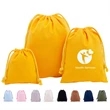 Cotton Drawstring Pouch | https://www.bestnamebadges.com