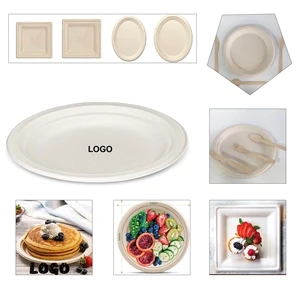 Disposable Bagasse Paper Plate