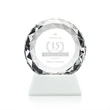 Seville Award on Entwhistle Base - White | https://www.bestnamebadges.com