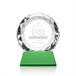 Seville Award on Entwhistle Base - Green | https://www.bestnamebadges.com