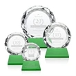 Seville Award on Entwhistle Base - Green | https://www.bestnamebadges.com