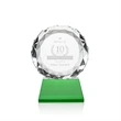 Seville Award on Entwhistle Base - Green | https://www.bestnamebadges.com