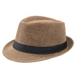 Summer Wide Brim Comfy Linen Hats | https://www.bestnamebadges.com
