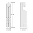 Universal Aluminum Portable Foldable Phone Stand | https://www.bestnamebadges.com