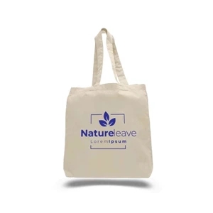 Cotton Sheeting Tote with Gusset (15" X 16" X 3")