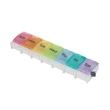 Travel 7 Day Pill Box Case With Spring Open Design | https://www.bestnamebadges.com