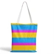 Rainbow Canvas Tote Bag | https://www.bestnamebadges.com