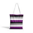 Rainbow Canvas Tote Bag | https://www.bestnamebadges.com