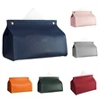 Soft PU Leather Tissue Box | https://www.bestnamebadges.com