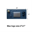 Leather Desk Pad Protector Mat | https://www.bestnamebadges.com