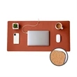 Leather Desk Pad Protector Mat | https://www.bestnamebadges.com
