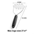 Stainless Steel Potato Masher | https://www.bestnamebadges.com