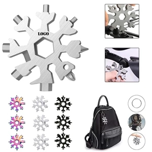 Snowflake Shape Multipurpose Keychain