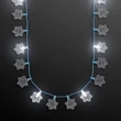 Snowflakes string lights necklace | https://www.bestnamebadges.com