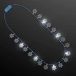 Snowflakes string lights necklace | https://www.bestnamebadges.com
