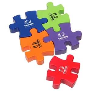 Connecting Puzzle Piece Stress Reliever | https://www.bestnamebadges.com