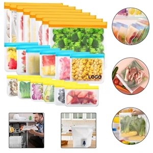 FDA Reusable Freezer Bags Food Storege