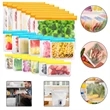 FDA Reusable Freezer Bags Food Storege | https://www.bestnamebadges.com