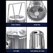 Rechangeable Led Emergency Light With Fan | https://www.bestnamebadges.com