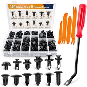 240Pcs Auto Push Pin Rivets Set