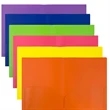 Poly 2 Pocket Presentation Folders 3 Prongs Assorted Colors | https://www.bestnamebadges.com