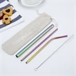 4Pcs Straw Set With Bag Packing | https://www.bestnamebadges.com