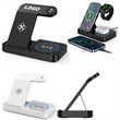 Foldable 4 In 1 Fast Wireless Charging Station | https://www.bestnamebadges.com