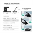 Foldable 4 In 1 Fast Wireless Charging Station | https://www.bestnamebadges.com