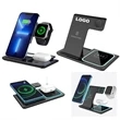 Foldable 15W 3 In 1 Fast Wireless Charging Station | https://www.bestnamebadges.com