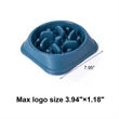 Non Slip Dog Slow Feeder Bowl | https://www.bestnamebadges.com