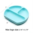 Silicone Baby Plate | https://www.bestnamebadges.com