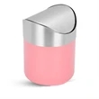 Stainless steel mini trash can | https://www.bestnamebadges.com