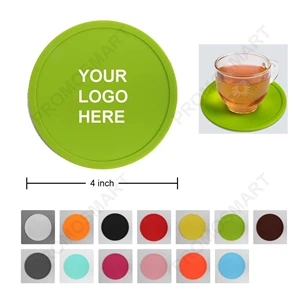 Round Double Layers Leather Cup Coaster