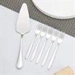 Stainless Steel Cake Knife And Fork Set | https://www.bestnamebadges.com