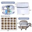 Picnic Backpack With Blanket | https://www.bestnamebadges.com